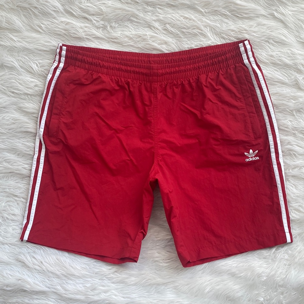 Adidas Originals | Red Swim Trunks